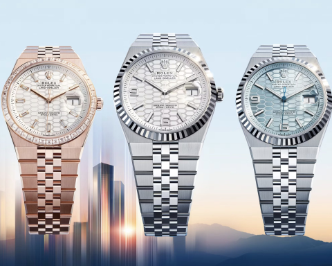 Rolex Land-Dweller saat modeli yakın çekim detay görseli