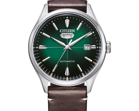 Citizen C7 NH8390-03XE otomatik erkek kol saati yakın çekim görünümü