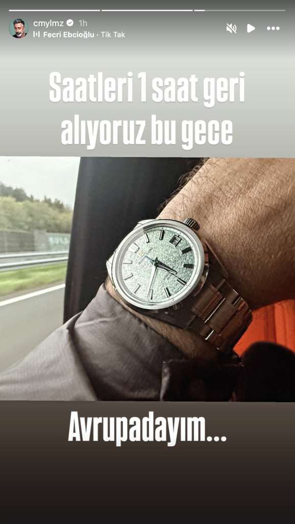 Cem Yılmaz'ın taktığı Grand Seiko SLGH021G