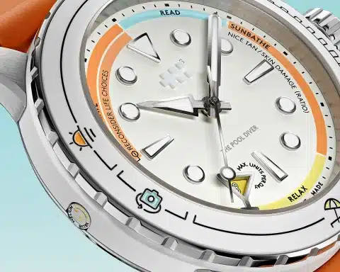Christopher Ward x Seconde Seconde C60 Pool Diver Close Up