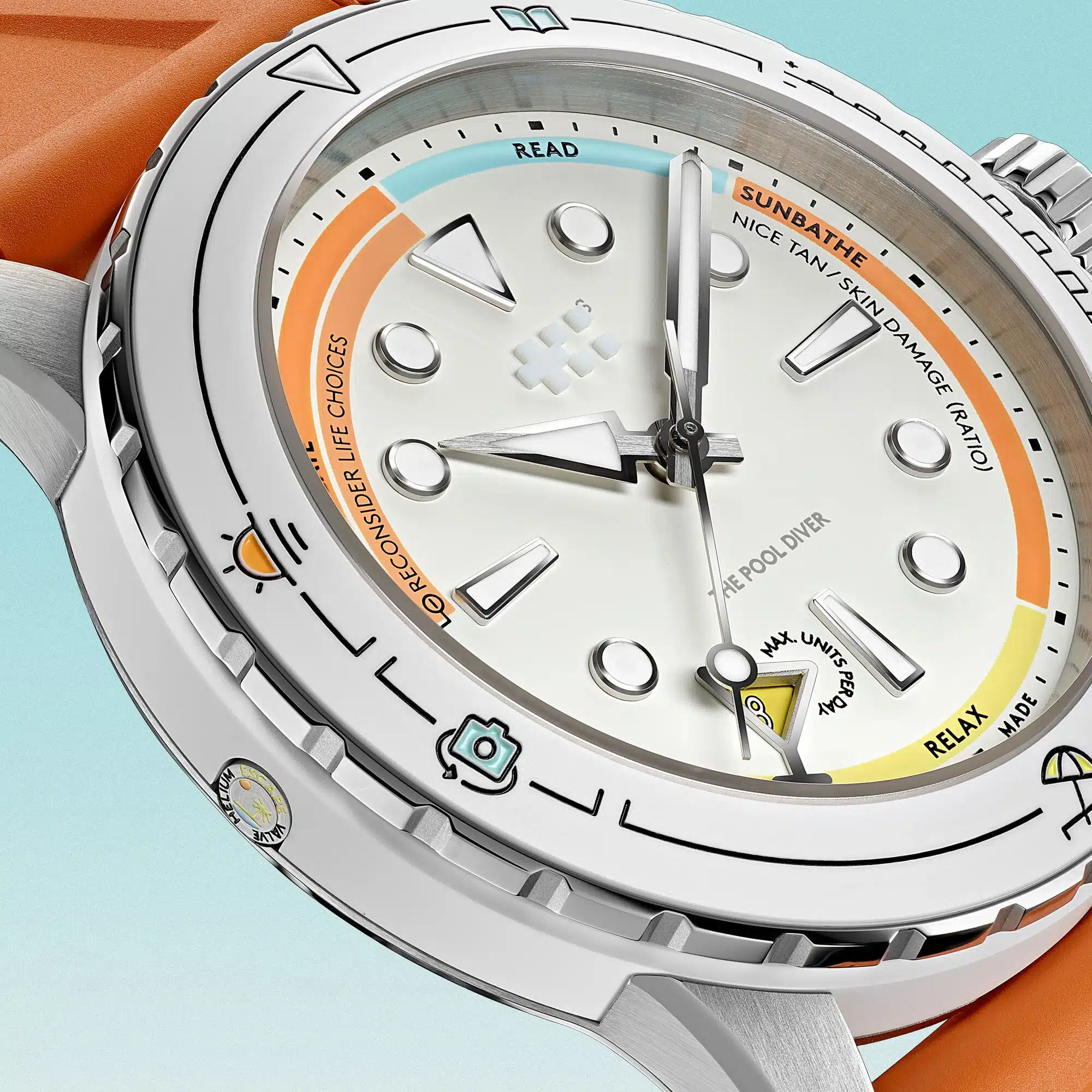 Christopher Ward x Seconde Seconde C60 Pool Diver Close Up