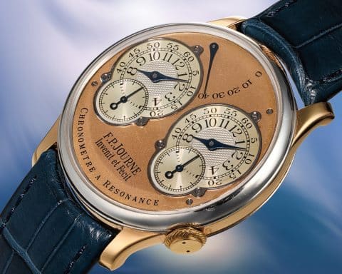 F.P. Journe Chronomètre à Résonance “Souscription, No. 007” Dial