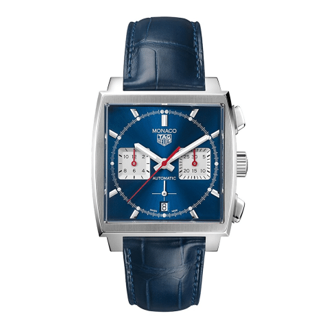 Tag Heuer Monaco Blue Leather