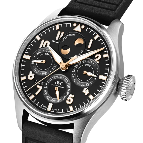 IWC Big Pilot Mercedes Benz 140 Years Watch Side View