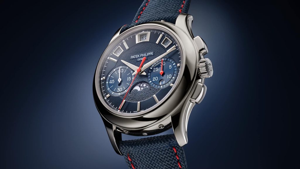 Patek Philippe 5978P-010 platin ani daimi takvimli kronograf