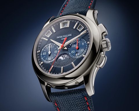 Patek Philippe 5978P-010 platin ani daimi takvimli kronograf