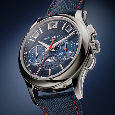 Patek Philippe 5978P-010 platin ani daimi takvimli kronograf