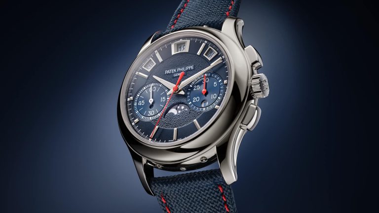 Patek Philippe 5978P-010 platin ani daimi takvimli kronograf