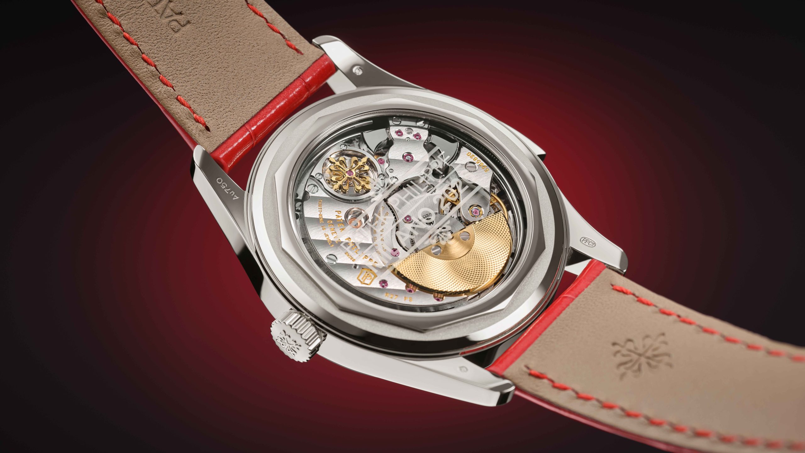Patek Philippe 7047G-010 Calibre R 27 PS dakika tekrarlayıcı mekanizma