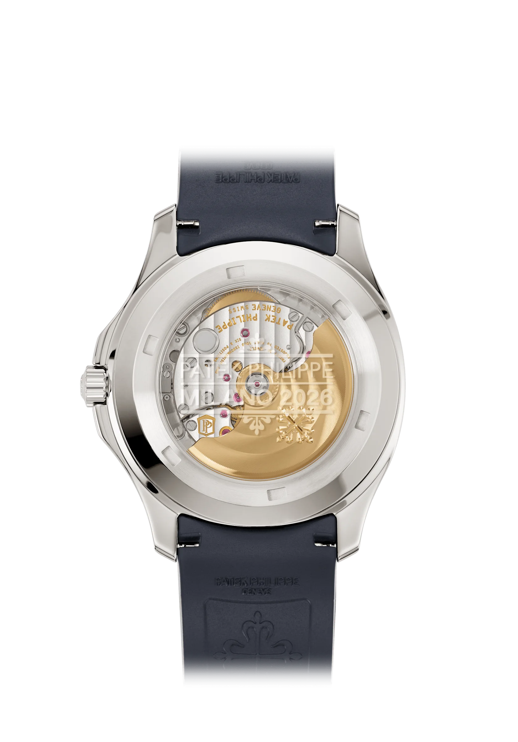Patek Philippe Aquanaut 5167A-014 Milano 2026 yazılı arka kapak