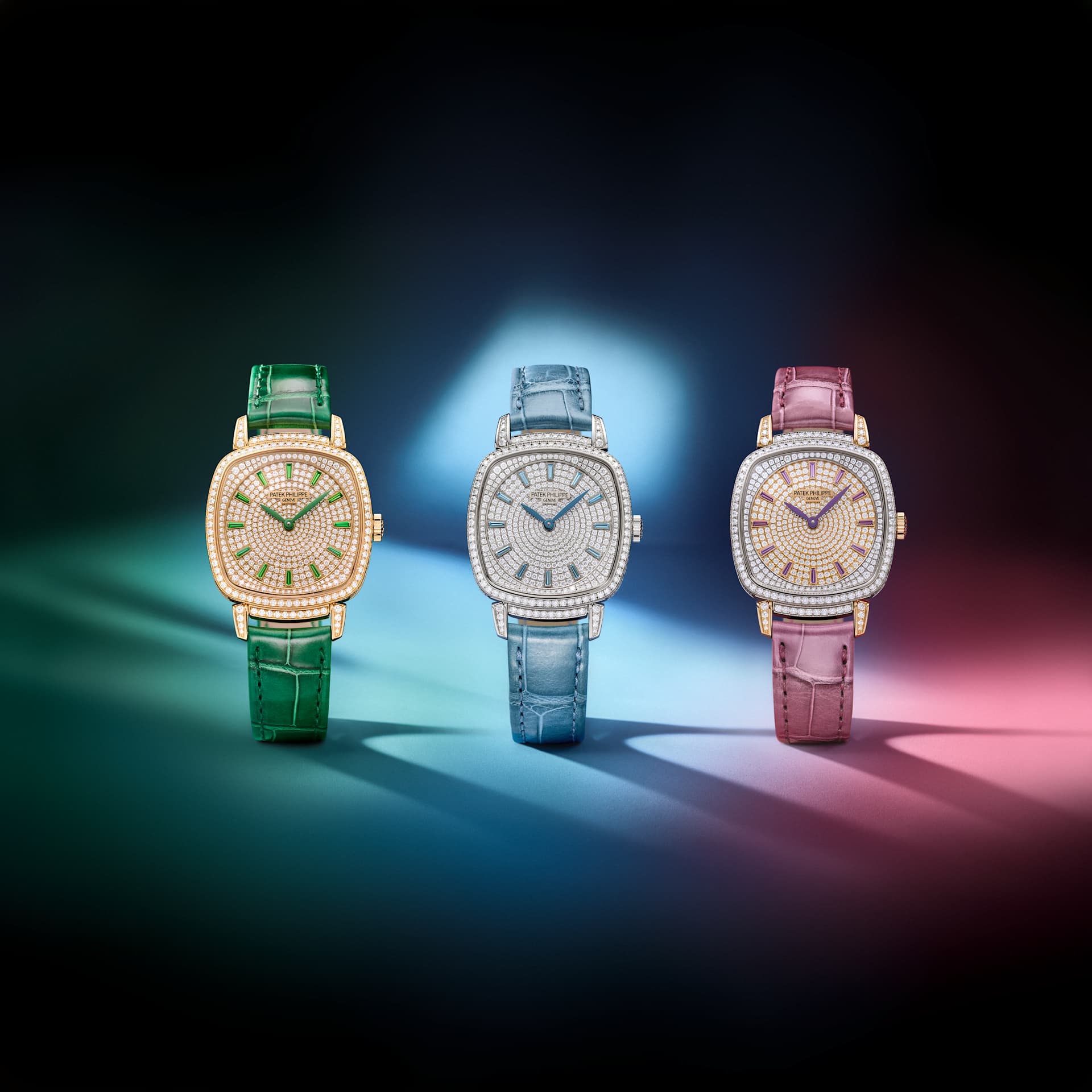 Patek Philippe Gondolo Ladies First Joaillerie elmaslı üç model